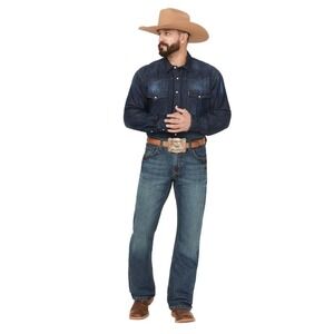 Cinch Carter Relaxed Jeans Mens 28x30 Mid Rise Boot Cut Western Cowboy Denim NWT